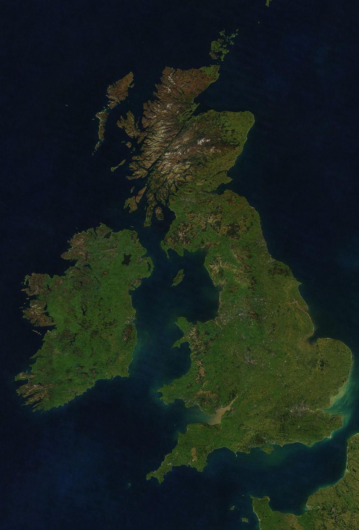 Mappa panoramica del Regno Unito (Regno Unito)